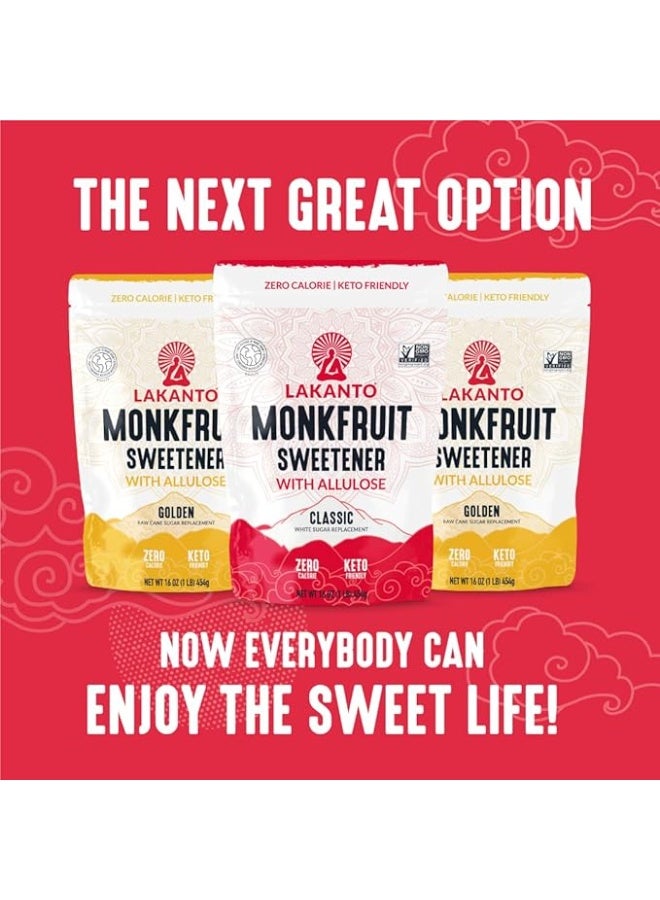 LAKANTO Lacanto Monk Fruit Sweetener with Classic Allulose 1 lb (454 g) - Image 3